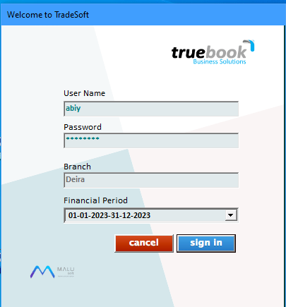 Truebook Login